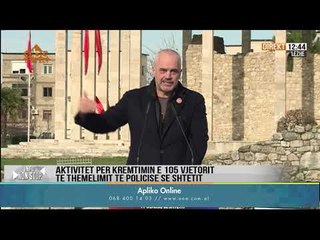 Kryeministri Rama: Do te largojme gjithe drejtuesit e inkriminuar te policise