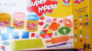 MASSINHA Colorida Super Massa - Fazendo Números e Letras - Playn Learn Brinquedos e Toys