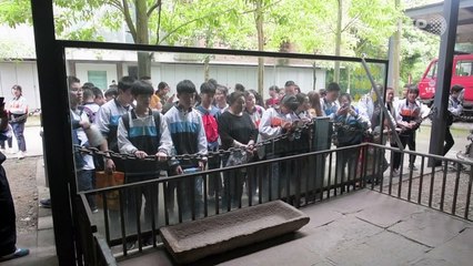 O mascote do terremoto de 2008 na China