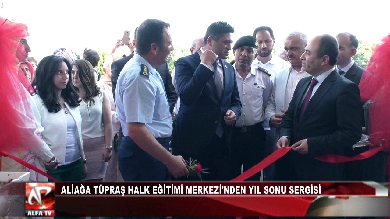 Aliağa Tüpraş Halk Eğitimi Merkezi'nden Yıl Sonu Sergisi