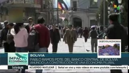 Banco Central de Bolivia anuncia construcción de una economía plural