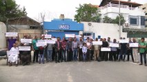 Gazzeli işçiler kötü yaşam şartlarını protesto etti - GAZZE