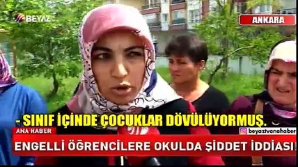 Engelli öğrencilere okulda şiddet iddiası