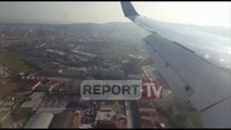 Report TV - I moshuari ndjehet keq,avioni i linjës Bolonja-Tiranë bën ulje emergjente