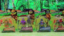 Mystic Teenage Mutant Ninja Turtles Toy Review Raph Fights Mikey and Leo with Donnie