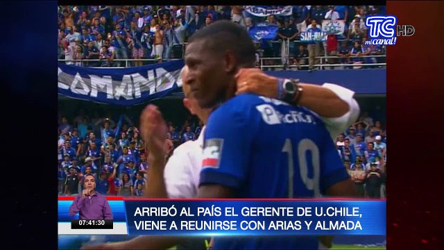 Arribó al país el gerente de U. Chile, viene a reunirse con Arias y Almada