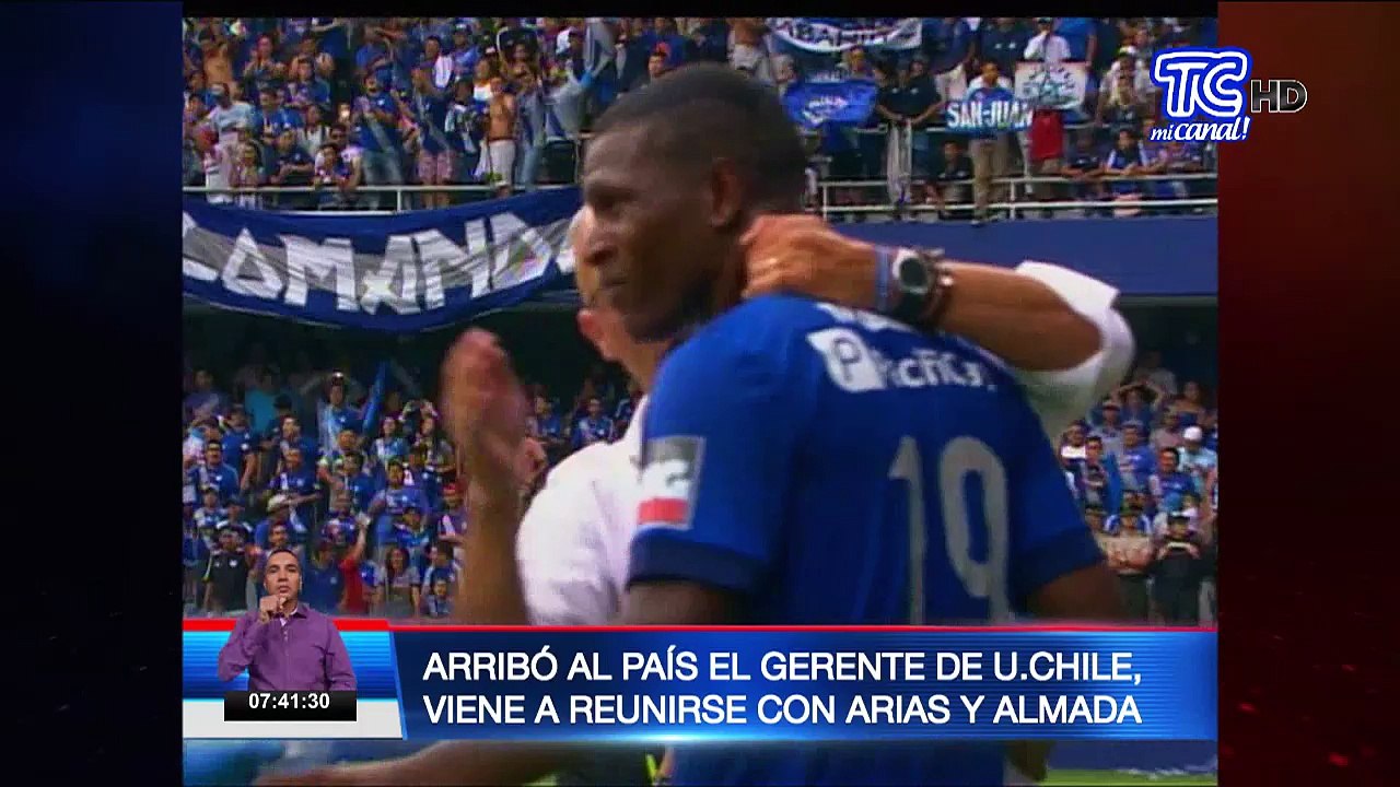 Arribó al país el gerente de U. Chile, viene a reunirse con Arias y Almada