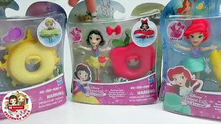 New Disney Princess Rapunzel Ariel Snow White Floating Cutie Little Kingdom Water Kids Toy Playset
