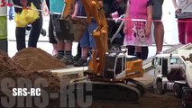 BIG RC Construction-Site & HEAVY Construction-Equipment! RC Truck Action! RC Excavator!