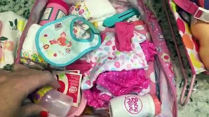 Baby Alive evening Hotel routine traveling with Baby Alive