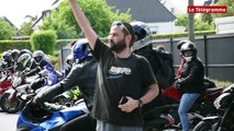 Gendarme décédé. 500 motards solidaires à la brigade de Theix