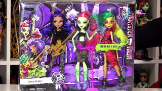 НОВИНКА новые куклы Монстер Хай Клодин Венера Джинафаер FIERCE ROCKERS обзор 2016 Monster High трио