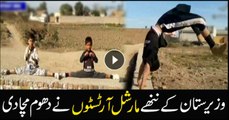 Waziristan's little fellows exhibit marvelous martial arts skills