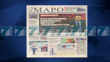 SHTYPI I DITES ME TITUJT E GAZETAVE E MERKURE 17 JANAR 2018 - News, Lajme - Kanali 7