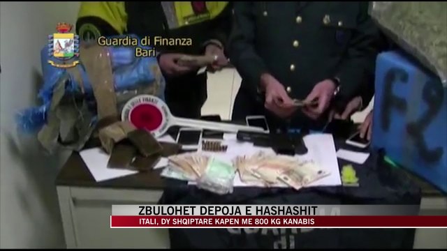 Itali, dy shqiptarë kapen me 800 kg kanabis - News, Lajme - Vizion Plus