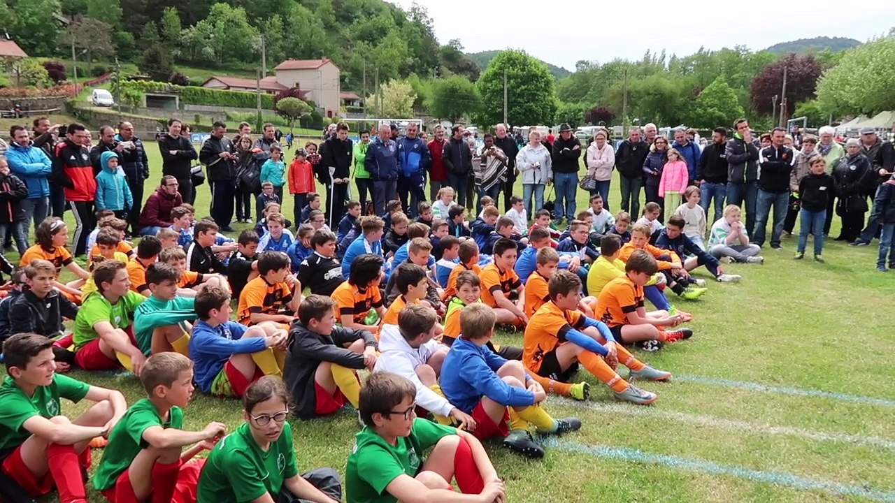 Aimé Jacquet à Sail-sous-Couzan pour les 20 ans de la Coupe du Monde