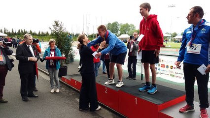 Le Prince Laurent aux Special Olympics au Futurosport de  Mouscron.
