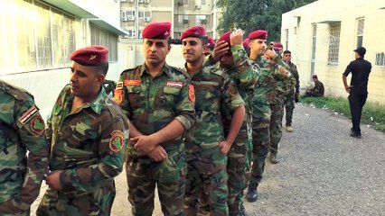 Irak'ta güvenlik güçlerinin oy verme işlemi tamamlandı - BAĞDAT