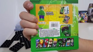 Lego dos Vingadores 3. Coleção TOP. Hulk, Capitão América, Batman, e Arqueiro.