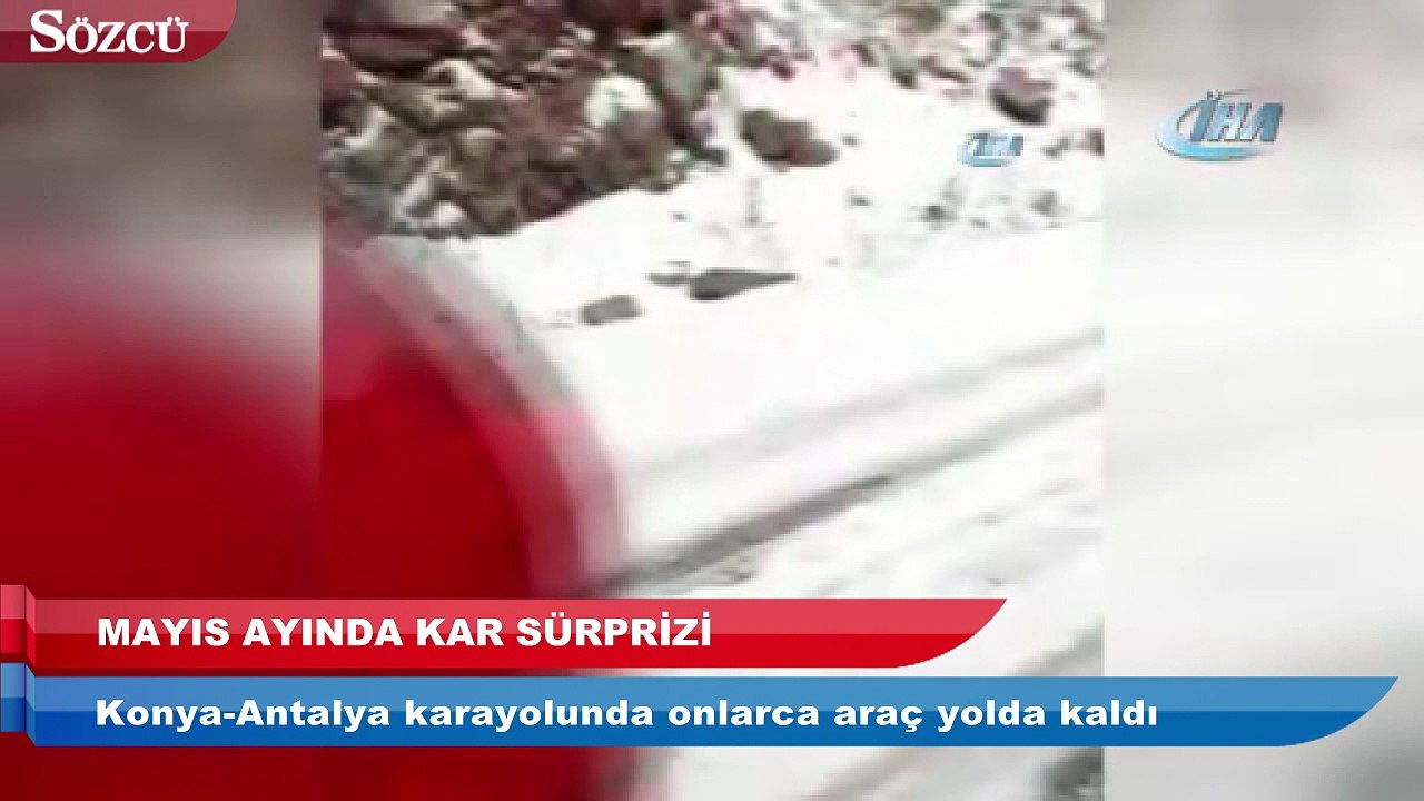 Mayıs ayında kar sürprizi