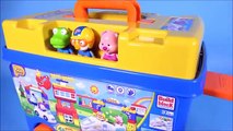 Pororo Block train 뽀로로 블럭놀이 장난감 Rail car & airplane toys