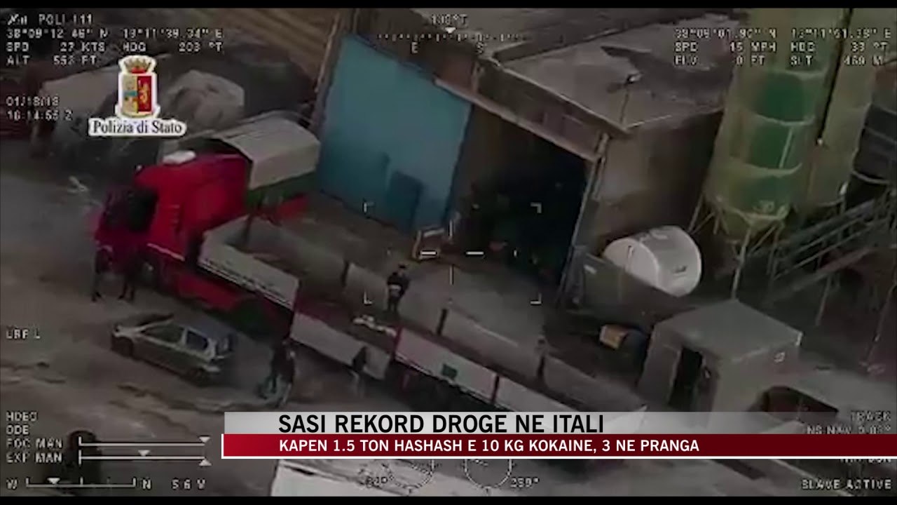 Kapen 1.5 ton hashash në Itali, 3 persona në pranga - News, Lajme - Vizion Plus