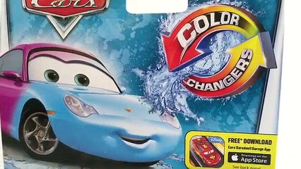 Disney Pixar Cars Color Changer Sally Mattel - Unboxing Demo Review
