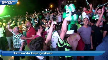 Akhisar'da kupa çoşkusu