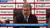 Kocaman mağlubiyetin faturasını futbolculara kesti