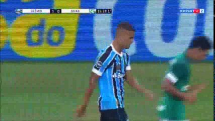 gremio 3x1 goais 1 tempo completo copa do brasil 2017