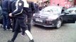 Report TV - Pamje të rënda të aksidentit në Tiranë, makina përplas të moshuarin me biçikletë