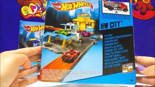 Hot Wheels City Pit Stop Station & Hot Wheels City Police Pursuit Playset For Kids Worldwide