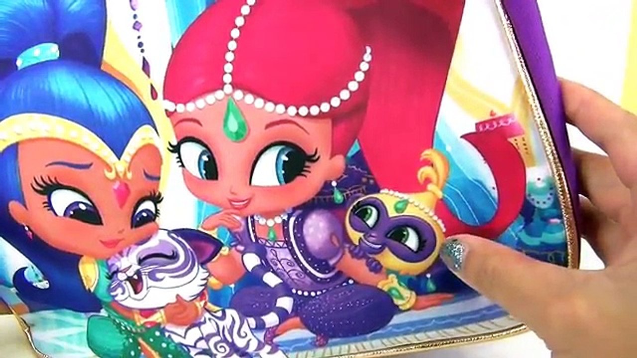 SHIMMER & SHINE Backpack & Play-doh Lids Toy Surprises | Toys Unlimited