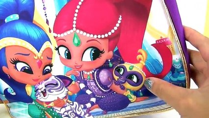SHIMMER & SHINE Backpack & Play-doh Lids Toy Surprises | Toys Unlimited