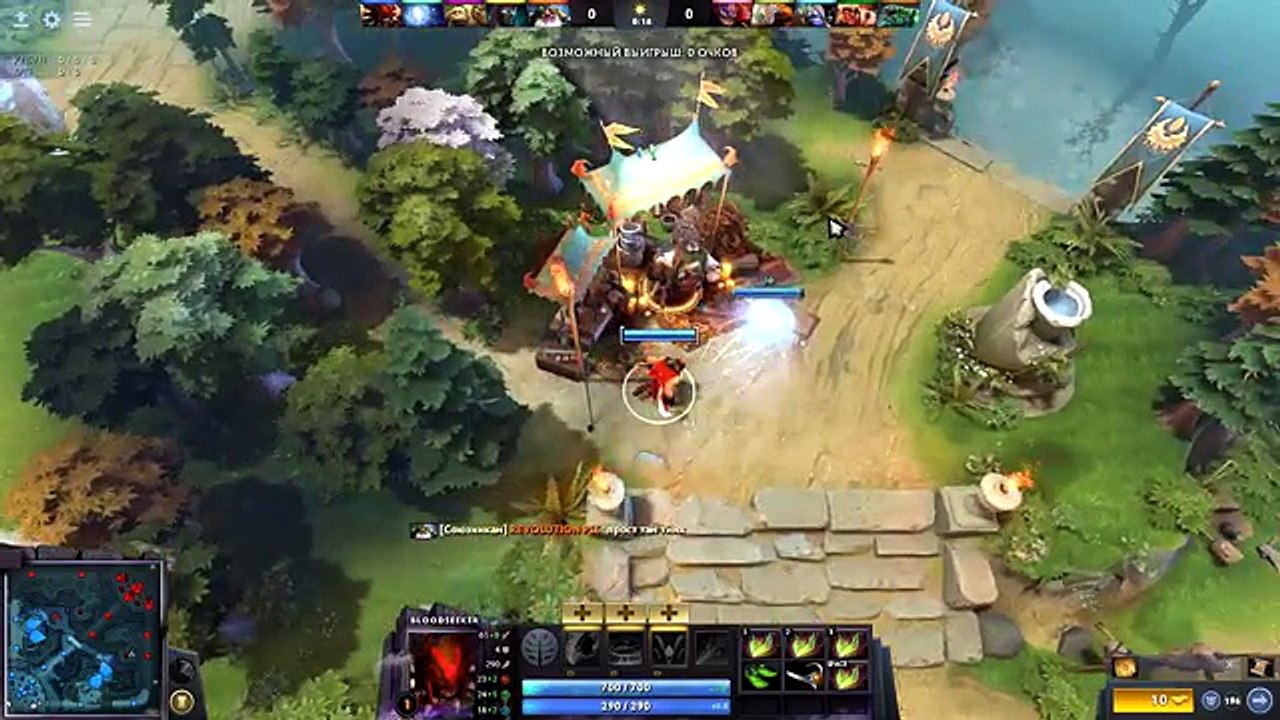 Лоу-Скильные катки с Azazin Kreetом #11 [Bloodseeker + wisp]