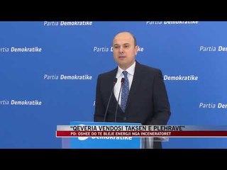 “Qeveria vendosi taksën e plehrave” - News, Lajme - Vizion Plus