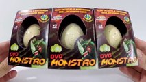 Ovo Monstro Brinquedos - Ovos Surpresas da DTC Toys Surprise Eggs
