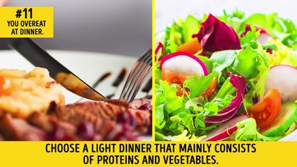 12 NIGHTTIME HABITS THAT MAKE YOU FAT