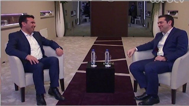 KRYEMINISTRAT CIPRAS DHE ZAEV DISKUTOJNE PER “EMRIN”, ZHVILLOJNE DY ORE E GJYSEM TAKIM NE DAVOS LAJM
