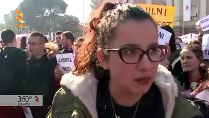 360° Gradë - Studentët Protestë Para Kryeministrisë Ulni Tarifat