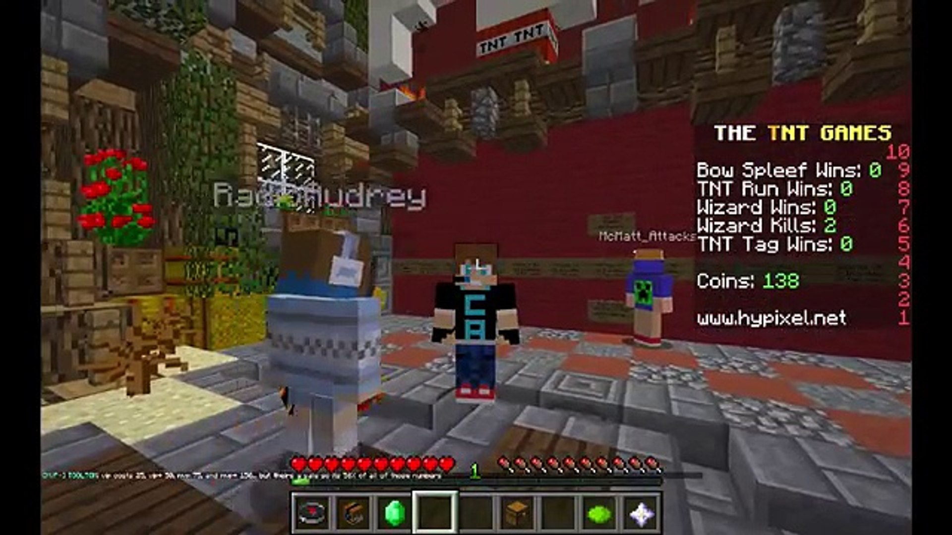 Tnt Run Minecraft Tnt Run Mini Game Play With Radiojh Audrey Games Video Dailymotion