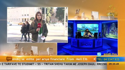 Aldo Morning Show/ Makina perplas 2 persona me biçikleta ne Tirane (25.01.2018)