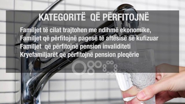 Ora News - Qeveria mbulon shpenzimet për vendosjen e matësave të ujit për kategoritë në nevojë