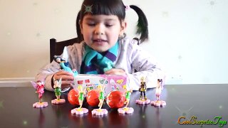 迪士尼仙子健达奇趣蛋芭比娃娃健达奇趣蛋*玩具拆箱 Disney Fairy and Barbie Kinder Surprise Eggs Unboxing