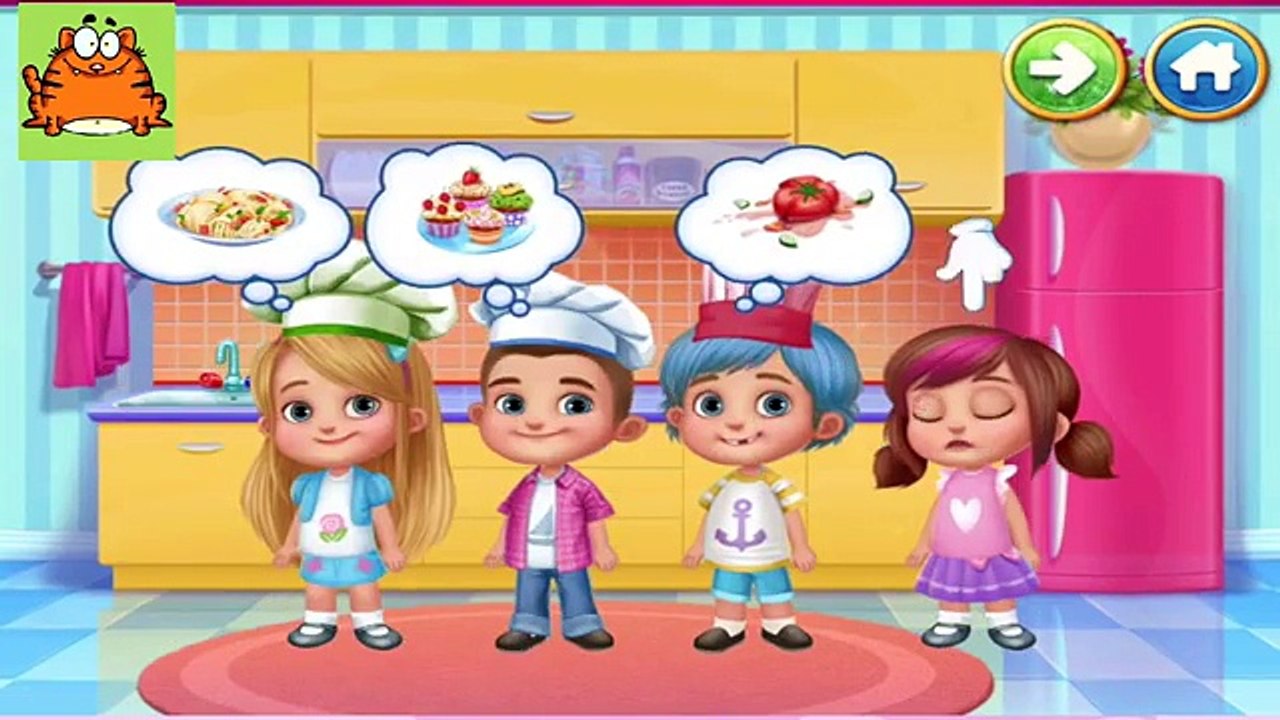 Мультики для детей. Малыши ПОВАРЯТА! Игры для девочек про готовку еды.