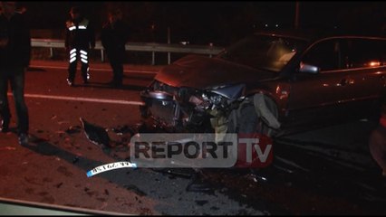 Report TV - Elbasan, aksidentohen 3 mjete plagoset drejtuesja 26 vjeçare