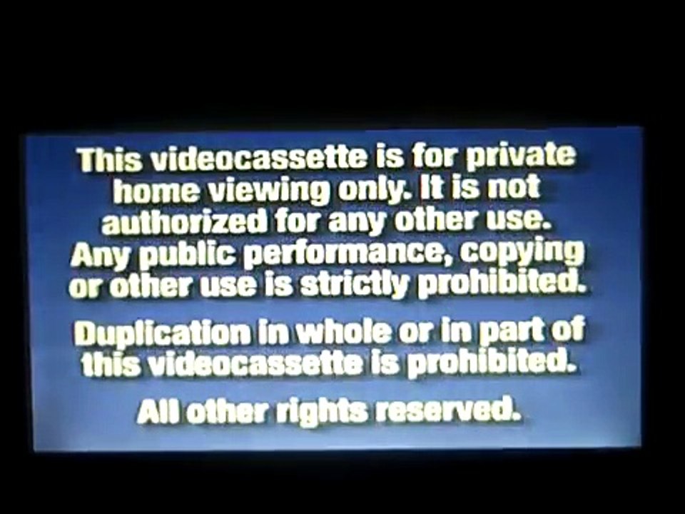 Opening To Snow White and the Seven Dwarfs 2001 VHS