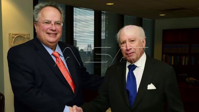 Посетата на Нимиц во Скопје, главна тема во Грција