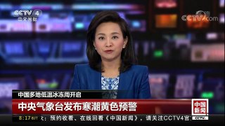 [中国新闻]中国多地低温冰冻周开启 | CCTV中文国际
