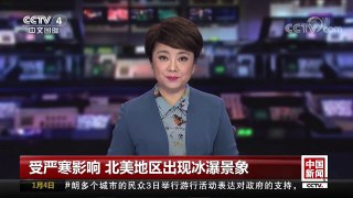[中国新闻]受严寒影响 北美地区出现冰瀑景象 | CCTV中文国际